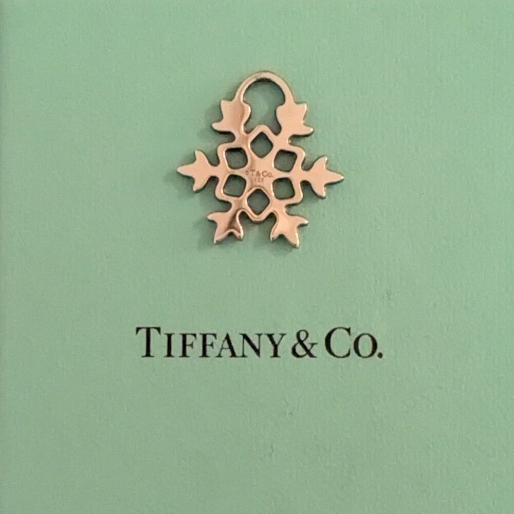 Tiffany & Co. Sterling Silver Snowflake Pendant